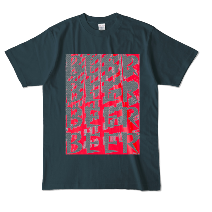 カラーTシャツ - L - デニム (濃色)