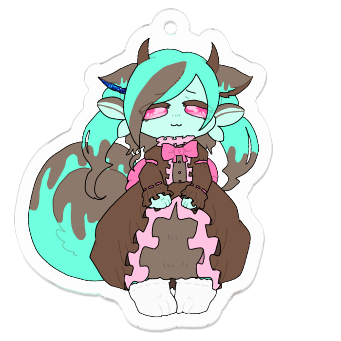 アクリルキーホルダー - 50 x 50 (mm)