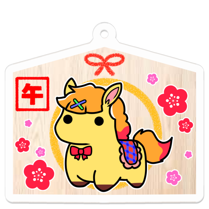 アクリルキーホルダー - 50 x 50 (mm)