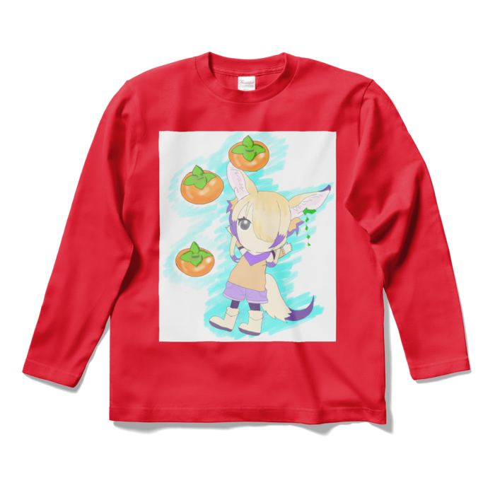 ロングスリーブTシャツ - S - レッド