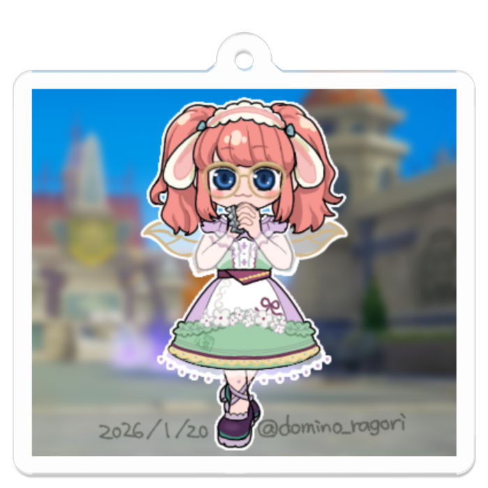 アクリルキーホルダー - 50 x 50 (mm)(24)