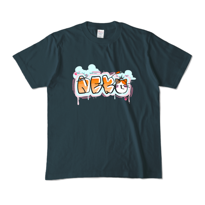 カラーTシャツ - M - デニム (濃色)