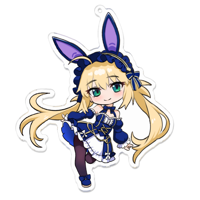 アクリルキーホルダー（コーティング） - 100 x 100 (mm)