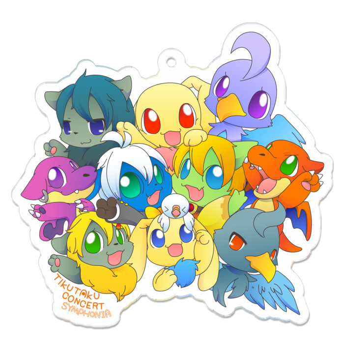 アクリルキーホルダー - 70 x 70 (mm)