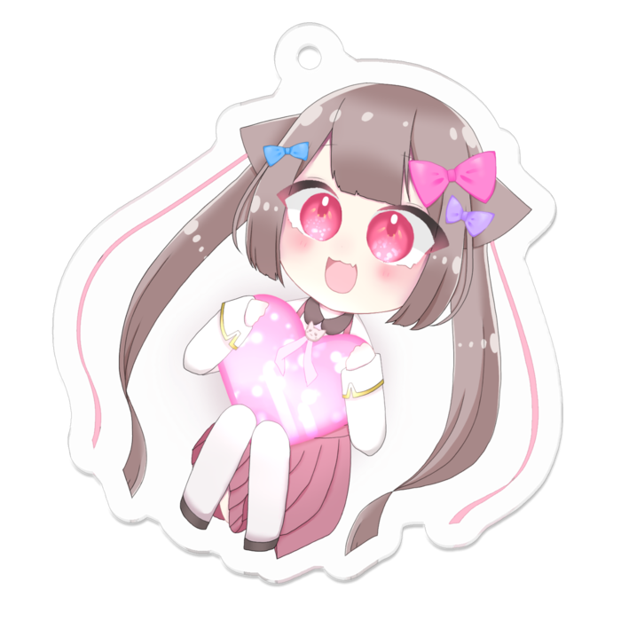 アクリルキーホルダー（コーティング） - 50 x 50 (mm)