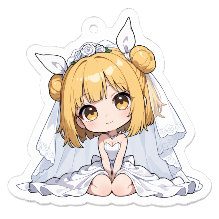 アクリルキーホルダー - 50 x 50 (mm)(キャラのみ)