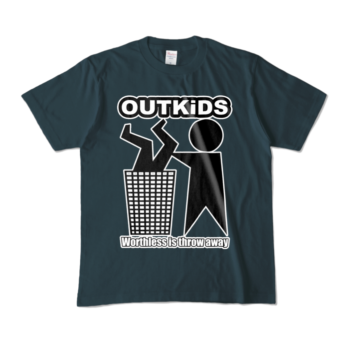 カラーTシャツ - M - デニム (濃色)