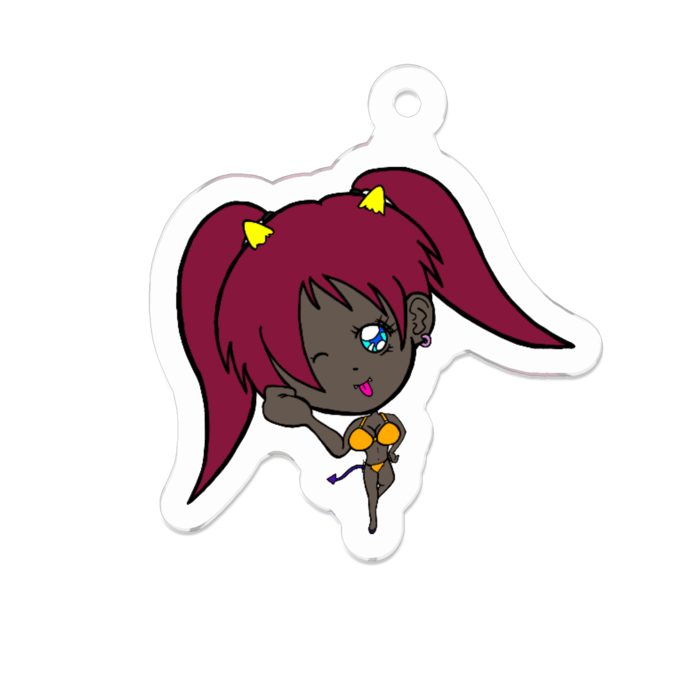 アクリルキーホルダー（コーティング） - 50 x 50 (mm)