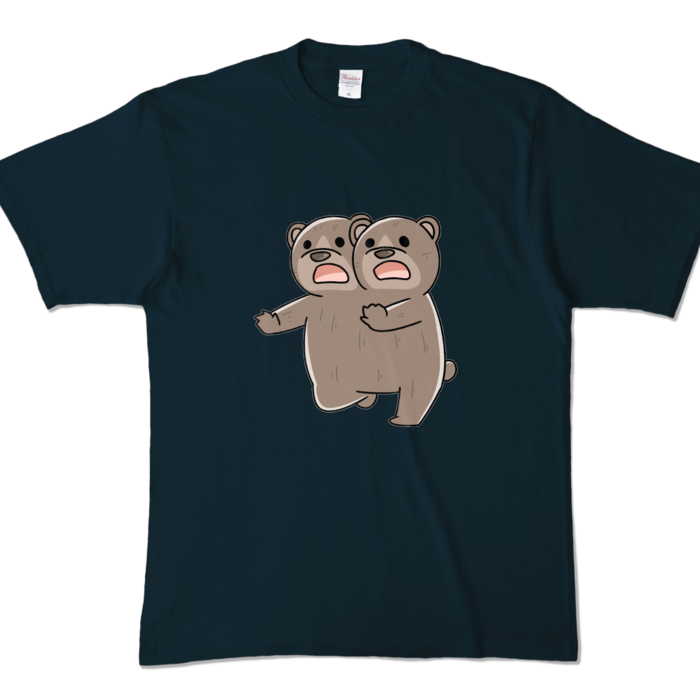 カラーTシャツ - XL - ネイビー (濃色)