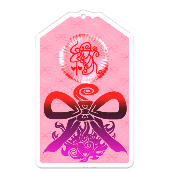 アクリルキーホルダー（コーティング） - 70 x 70 (mm)