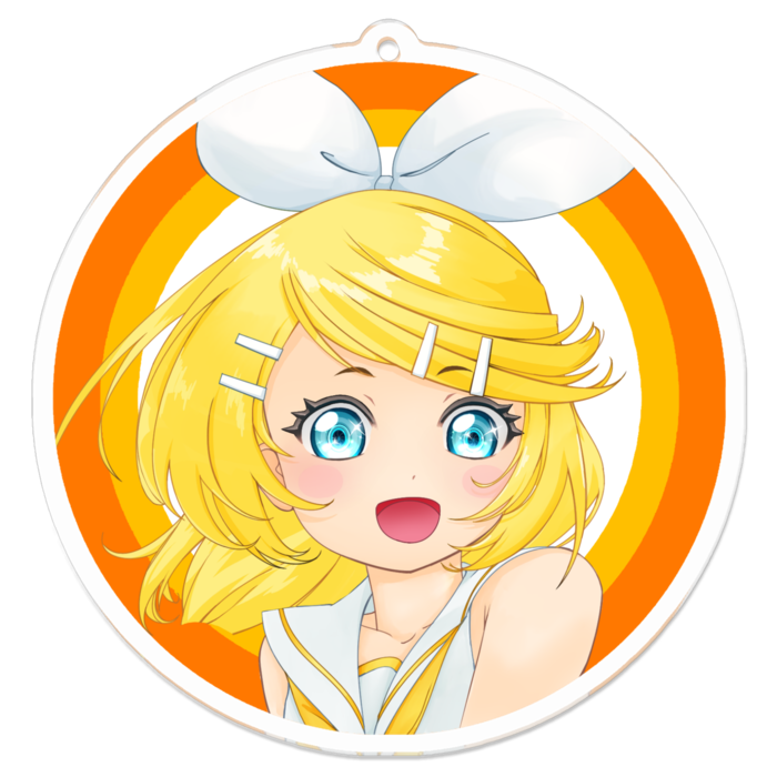 にこにこリンちゃん70 x 70 (mm)