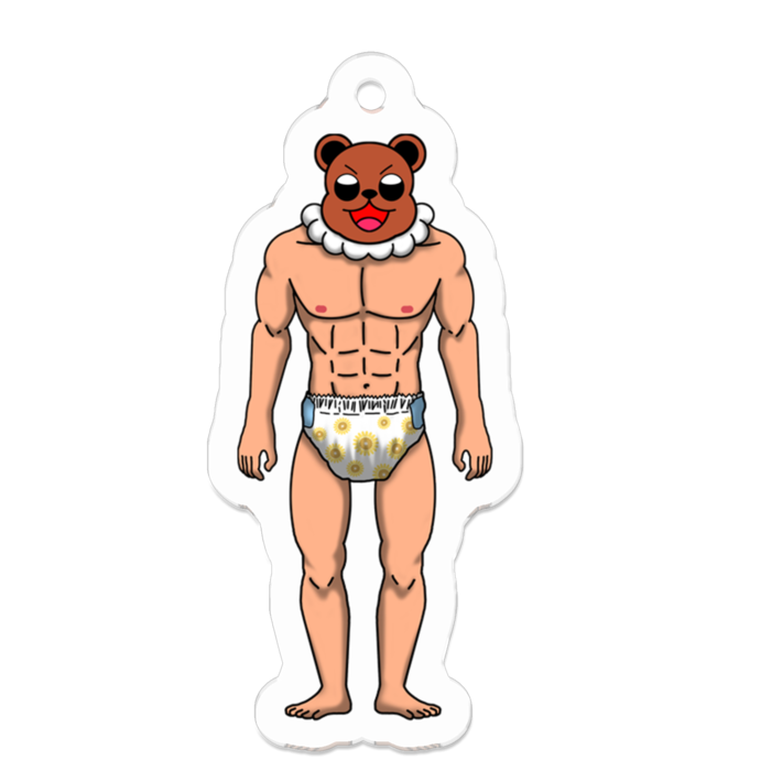 アクリルキーホルダー - 50 x 50 (mm)