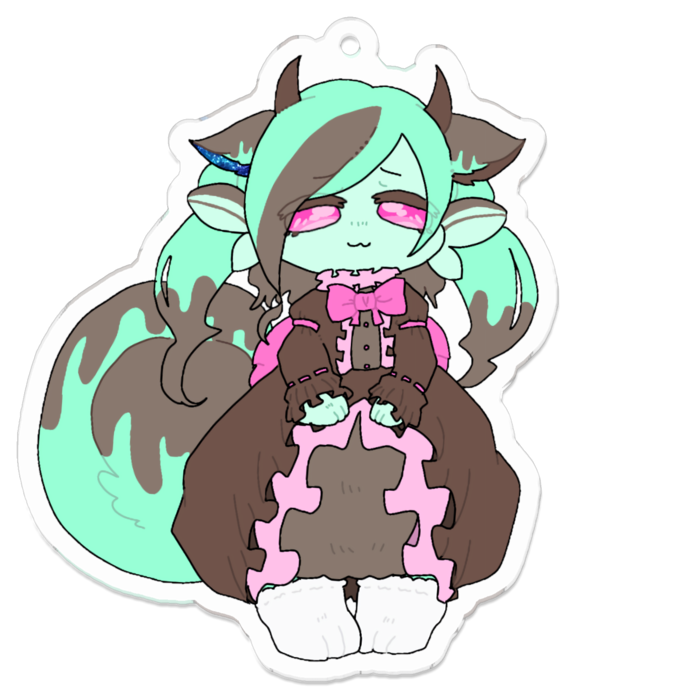 アクリルキーホルダー - 70 x 70 (mm)