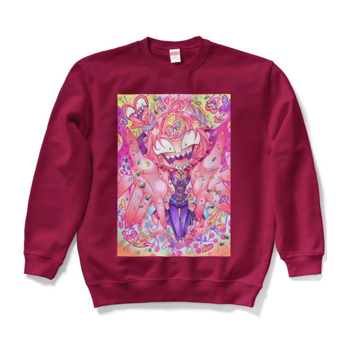 スウェット - L - バーガンディ