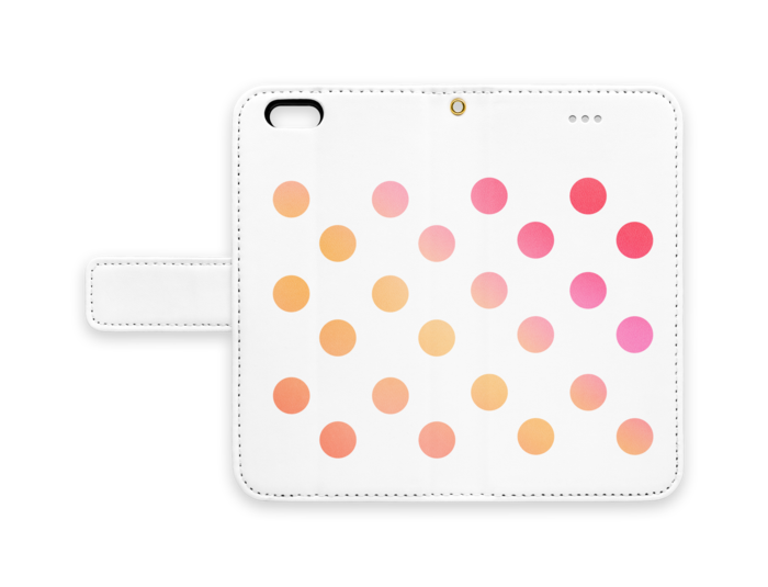 手帳型iPhoneケース - iPhone6 - ストラップ穴 あり