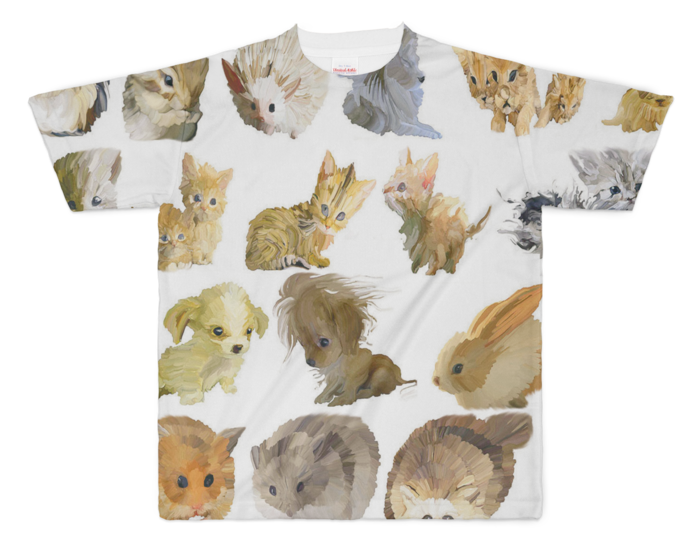 フルグラフィックTシャツ - XL - 両面印刷