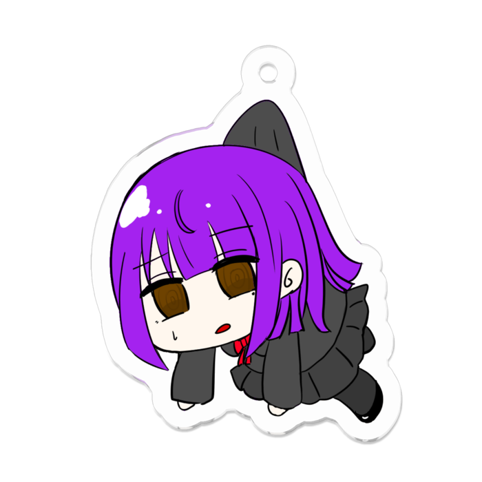 なすこつままれキーホルダー なすこの落書き Booth