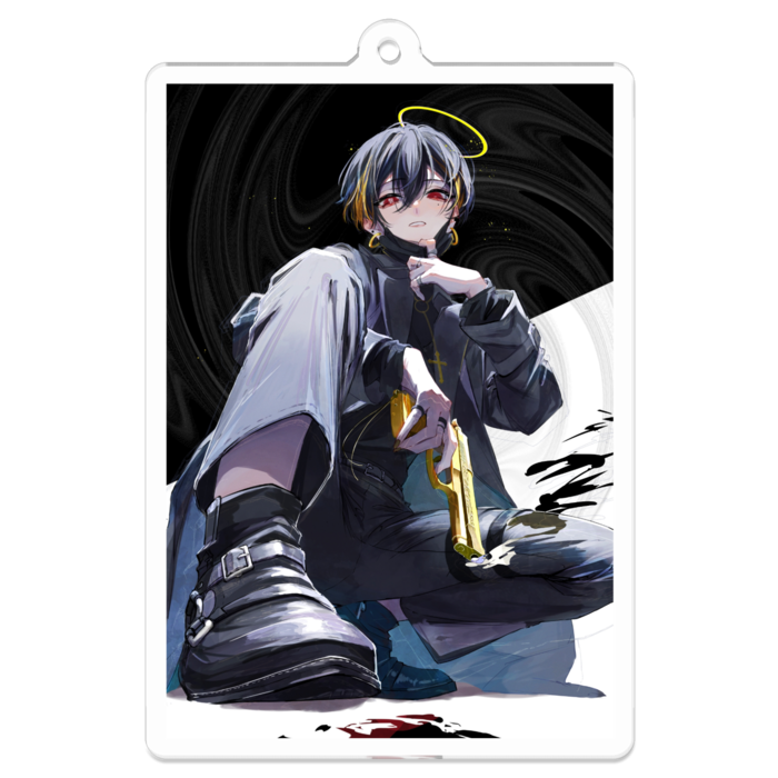 アクリルキーホルダー - 70 x 70 (mm)