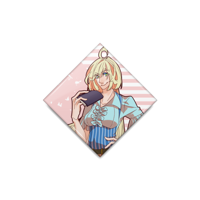 缶バッジ - ひし形40mm