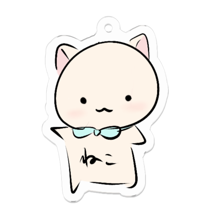 アクリルキーホルダー - 50 x 50 (mm)