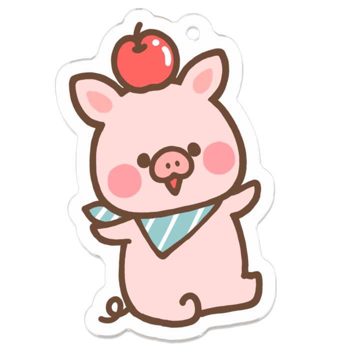 アクリルキーホルダー - 50 x 50 (mm)