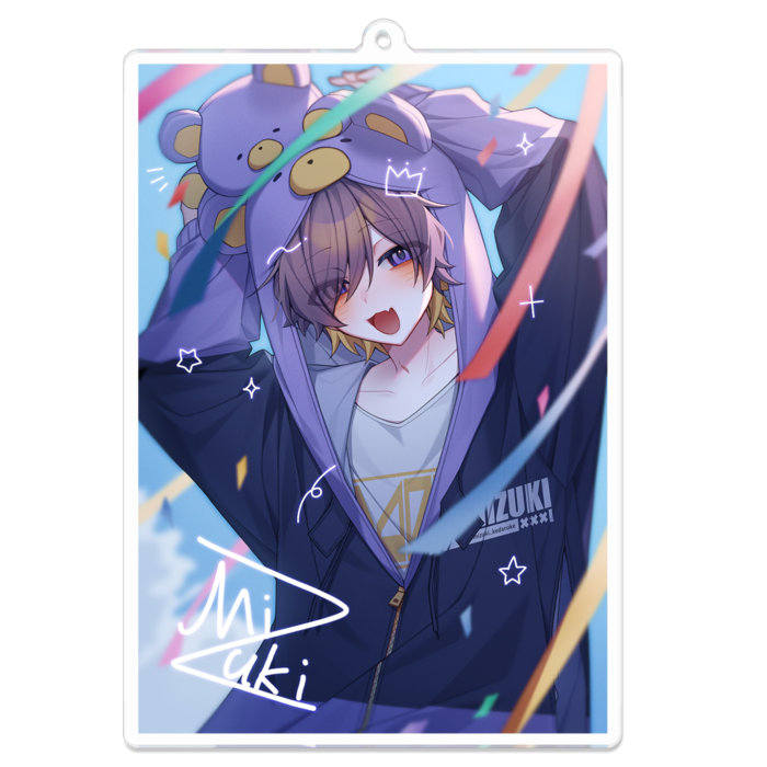 アクリルキーホルダー - 100 x 100 (mm)