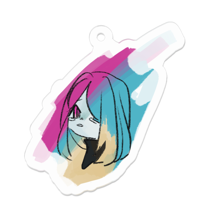 アクリルキーホルダー - 50 x 50 (mm)