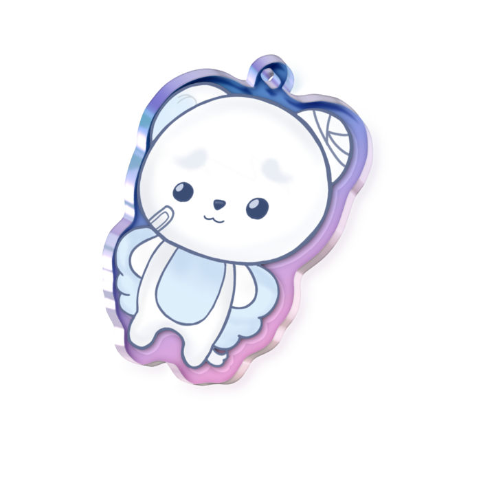 オーロラアクリルキーホルダー - W50 × H50mm 以内(1)