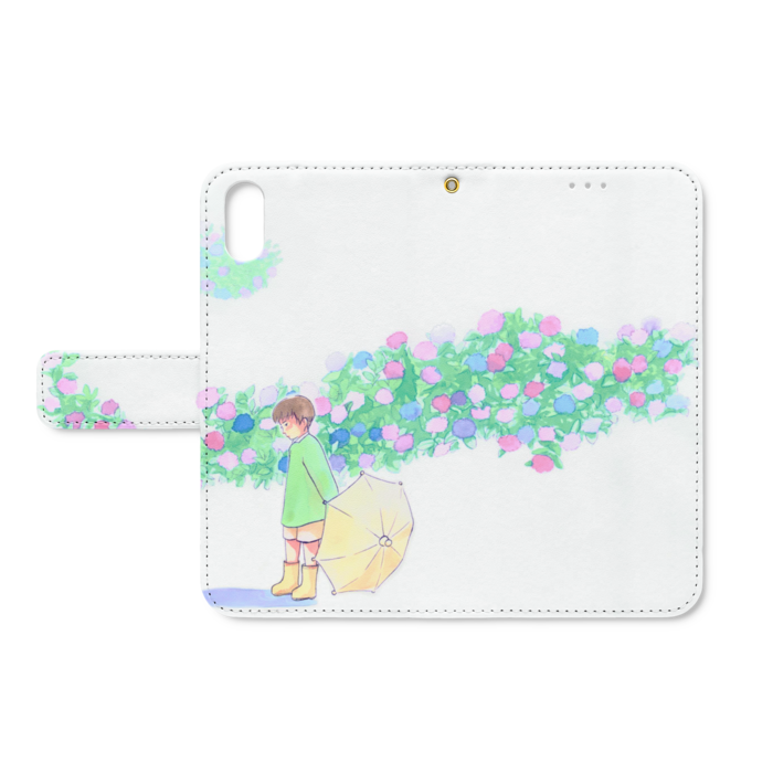 手帳型iPhoneケース - iPhone X - ストラップ穴 あり