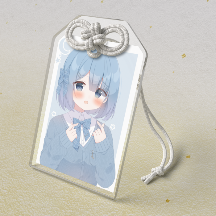 アクリルお守り - 50 × 80mm