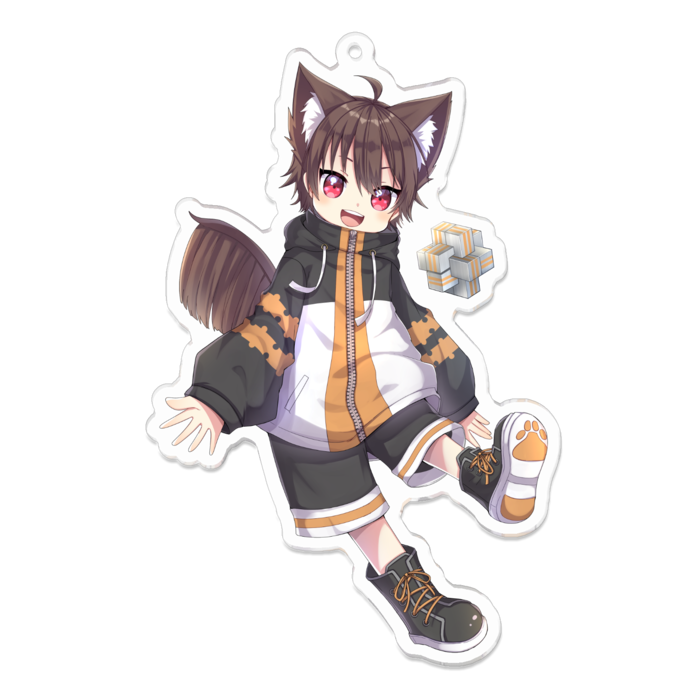 アクリルキーホルダー（コーティング） - 100 x 100 (mm)