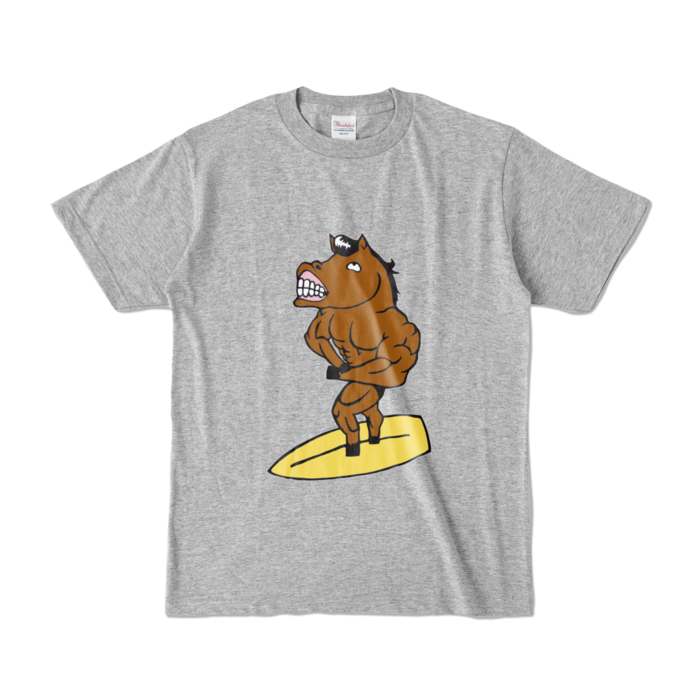 カラーTシャツ - S - 杢グレー (濃色)