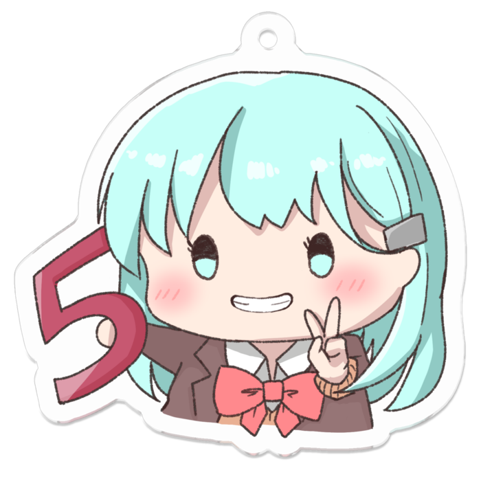 アクリルキーホルダー - 50 x 50 (mm)