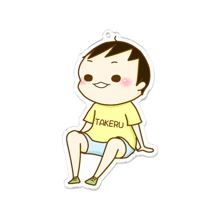 アクリルキーホルダー - 100 x 100 (mm)