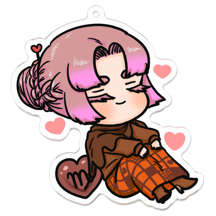 アクリルキーホルダー - 70 x 70 (mm)