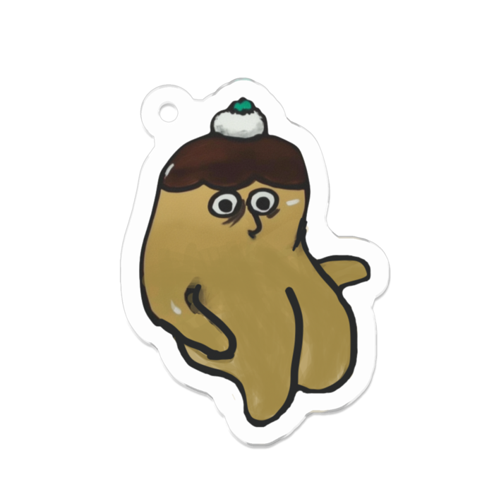 アクリルキーホルダー - 50 x 50 (mm)