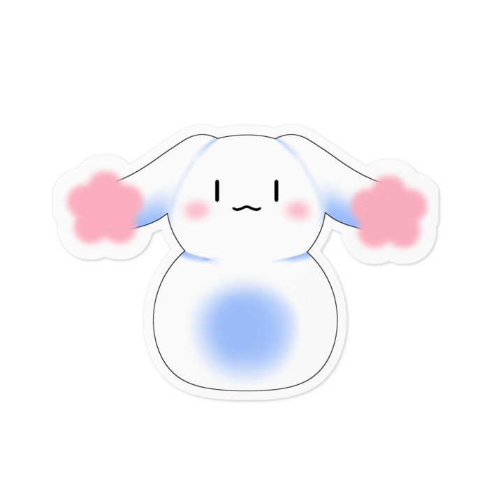 ステッカー - 100 x 100 (mm)