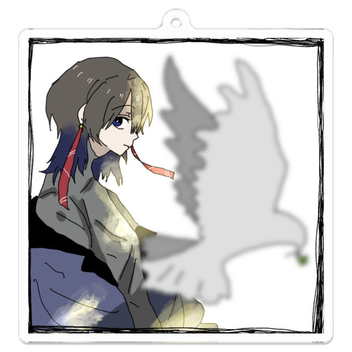 アクリルキーホルダー - 70 x 70 (mm)
