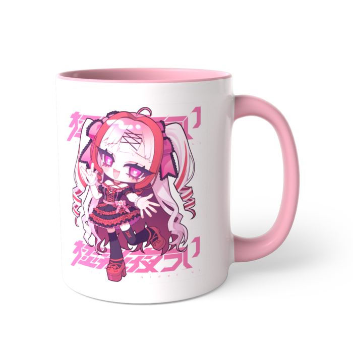 ツートンカラーマグカップ - 直径 8.2cm / 高さ 9.5cm