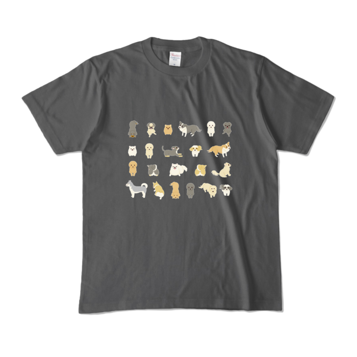 カラーTシャツ　チャコール　M