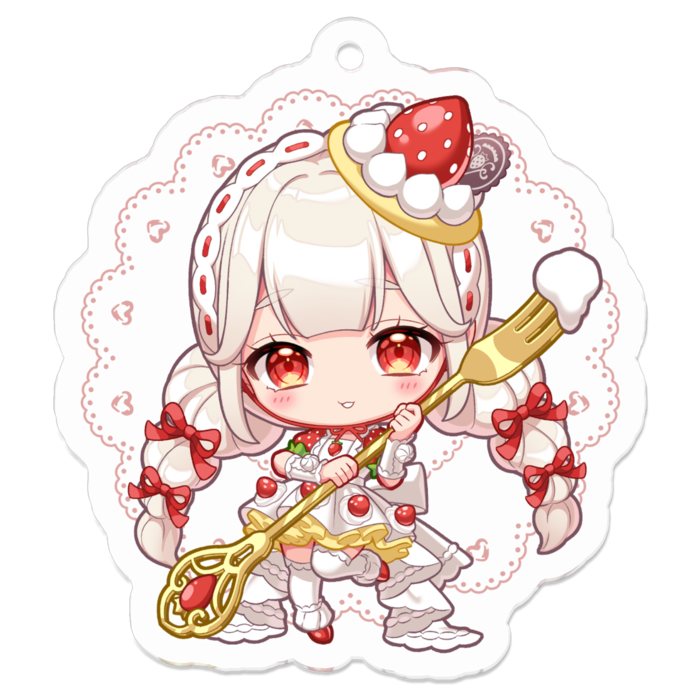 アクリルキーホルダー - 50 x 50 (mm)
