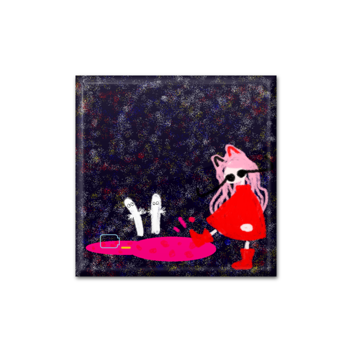 缶バッジ - 四角形40mm