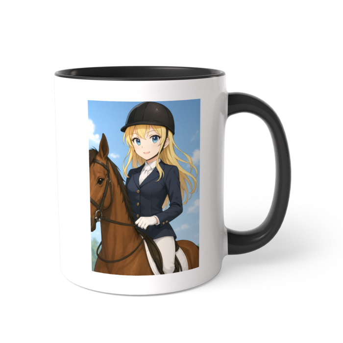 ツートンカラーマグカップ - 直径 8.2cm / 高さ 9.5cm