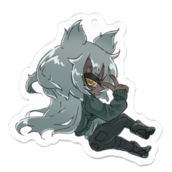 アクリルキーホルダー - 50 x 50 (mm)