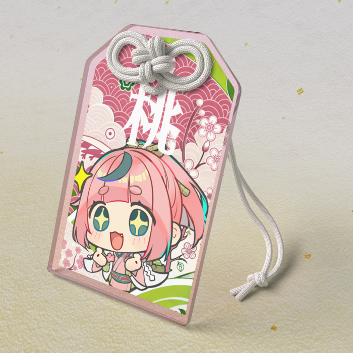 アクリルお守り - 50 × 80mm