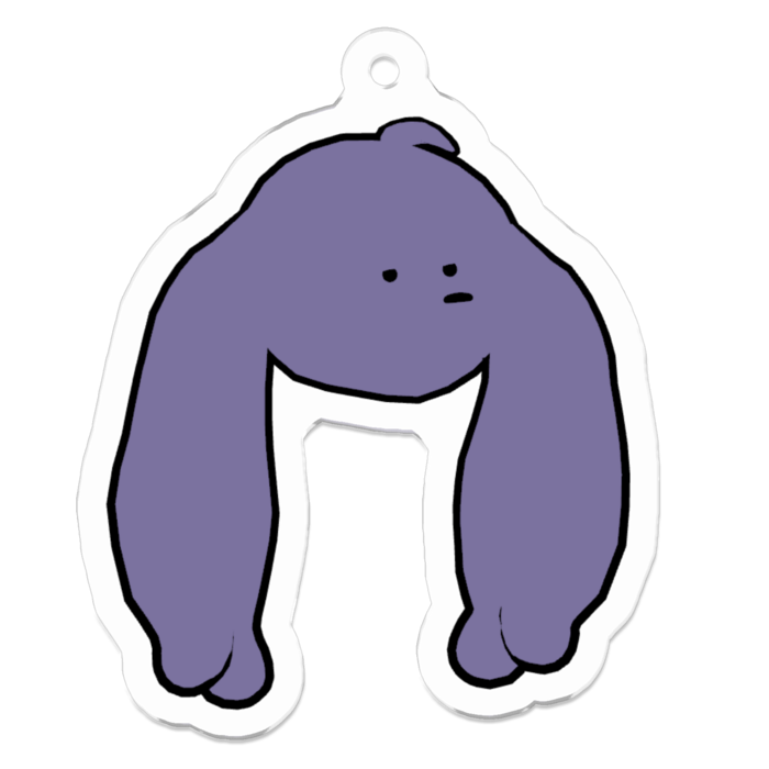 アクリルキーホルダー - 50 x 50 (mm)(にせさき悲しみ)