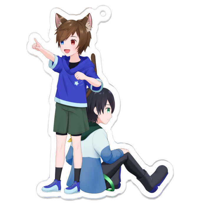 アクリルキーホルダー - 70 x 70 (mm)