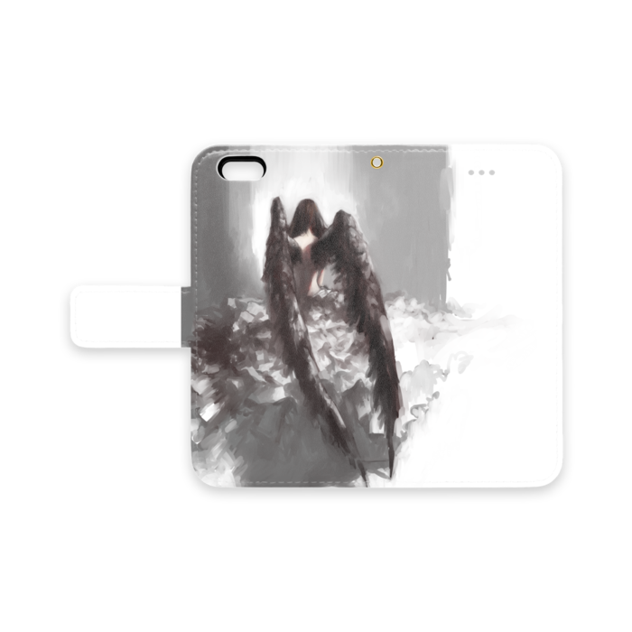 手帳型iPhoneケース - iPhone 6 / 6s - ストラップ穴 あり