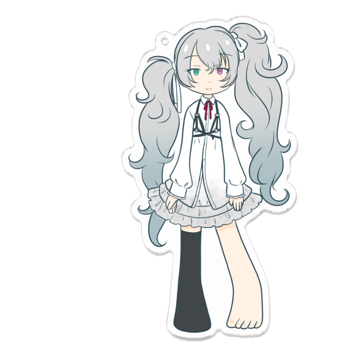 アクリルキーホルダー（コーティング） - 100 x 100 (mm)