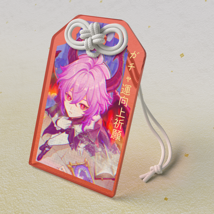 アクリルお守り - 50 × 80mm